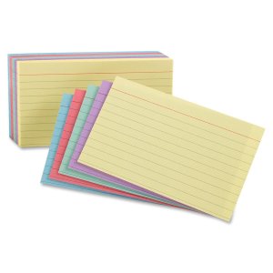 index cards